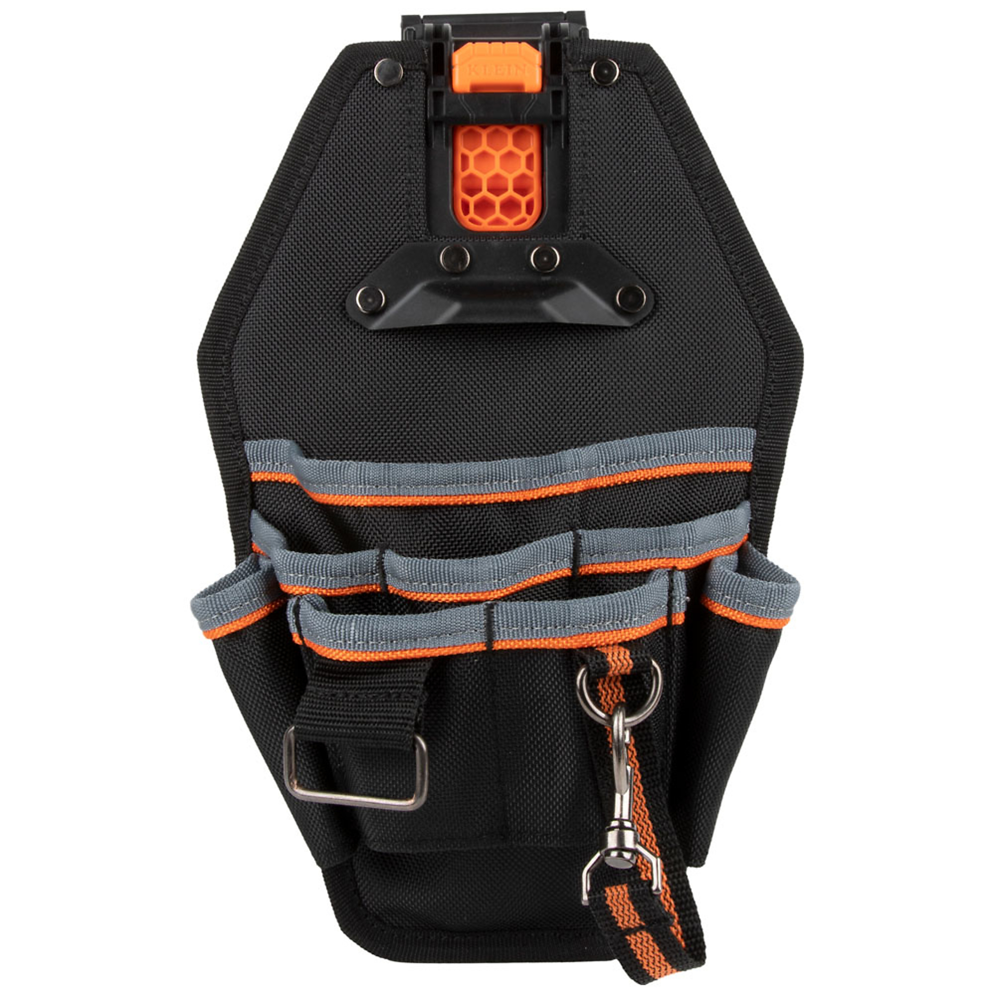 Klein Tools, MODbox 8 Pocket Tool Pouch, Color Black, Pockets (qty.) 8 Material Nylon, Model# 55832MB